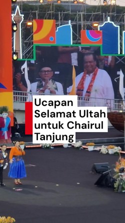 Video: Kala Chairul Tanjung Dinyanyikan Selamat Ultah di Perayaan HUT Jakarta