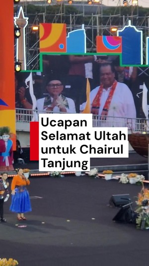 Video: Kala Chairul Tanjung Dinyanyikan Selamat Ultah di Perayaan HUT Jakarta