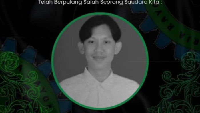 Korban kecelakaan kerja di area pabrik Asia Pacific Rayon (APR). (Dok Istiimewa)