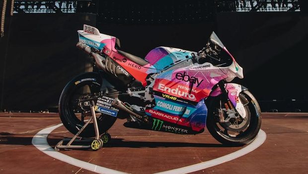 Livery khusus digunakan oleh tim Pertamina VR46 untuk MotoGP Italia 2025