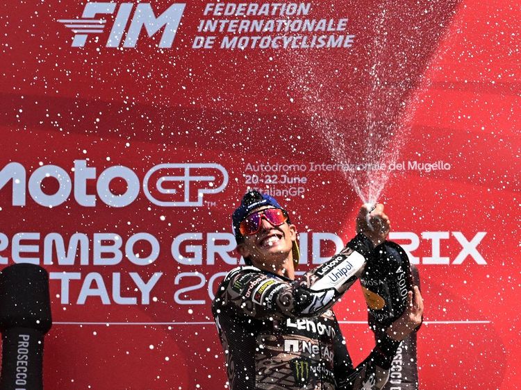Marc Marquez Menggila di MotoGP Italia