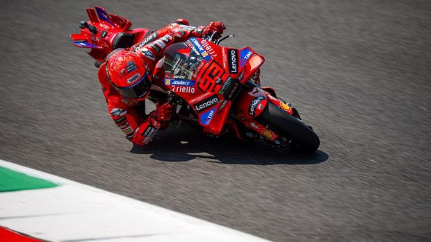 Marc Marquez tampil cemerlang di MotoGP Italia 2025