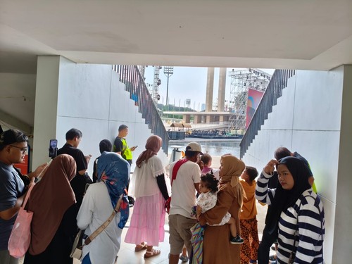 Melihat Suasana Lapangan Banteng Jelang Perayaan Puncak HUT Jakarta ke-498
