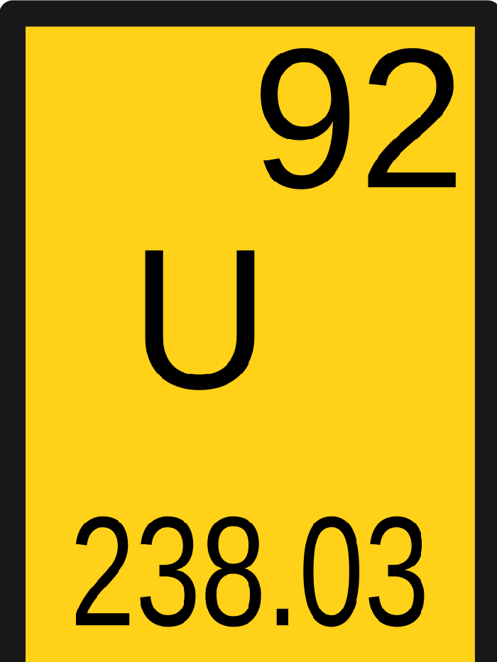 Nomor periodik uranium