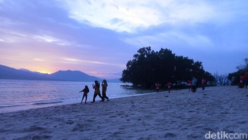 Pantai Riangsunge di Kelurahan Ritaebang, Kecamatan Solor Barat, Flores Timur, NTT. (Foto: Yurgo Purab/detikBali)