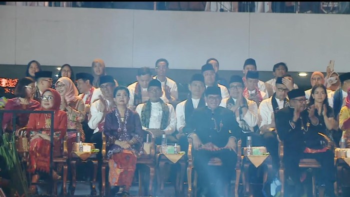 Puncak perayaan HUT ke-498 Jakarta di Lapangan Banteng, Jakarta Pusat (YouTube detikcom)
