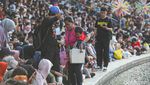 Warga Serbu Lapangan Banteng Sambut HUT Jakarta