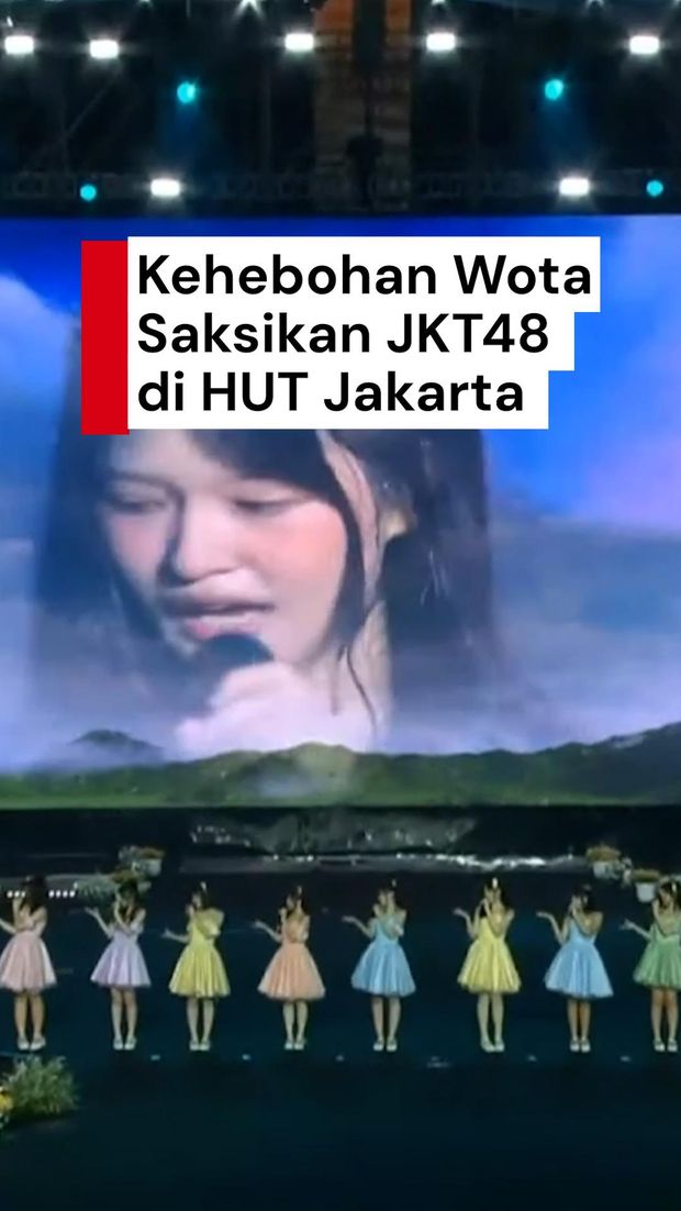 Video Wota Enjoy Tonton JKT48 di Perayaan HUT ke498 Kota Jakarta