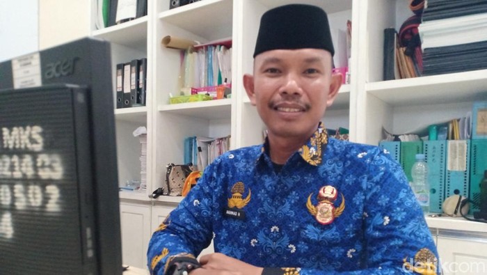 Anggota Satpol PP Makassar Akhmad Haddad.