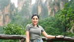 Potret Ashanty Liburan ke China, Singgah ke Gunung Avatar