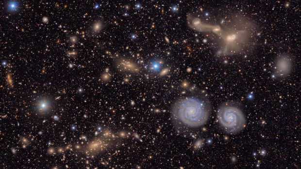 Foto pertama tangkapan teleskop dengan kamera digital terbesar sedunia di Observatorium Vera C. Rubin