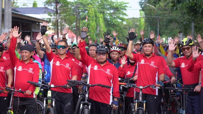 Fun Bike Hari Bhayangkara di Takalar. Dokumen Istimewa