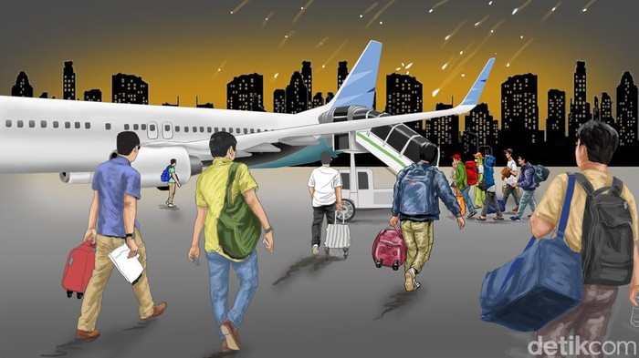 Ilustrasi Evakuasi WNI dari Iran
