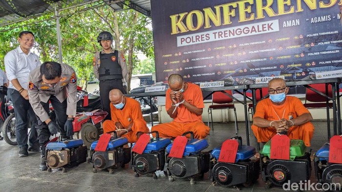 Komplotan Pencuri Genset Nelayan dan Diesel Traktor Dibekuk Polisi