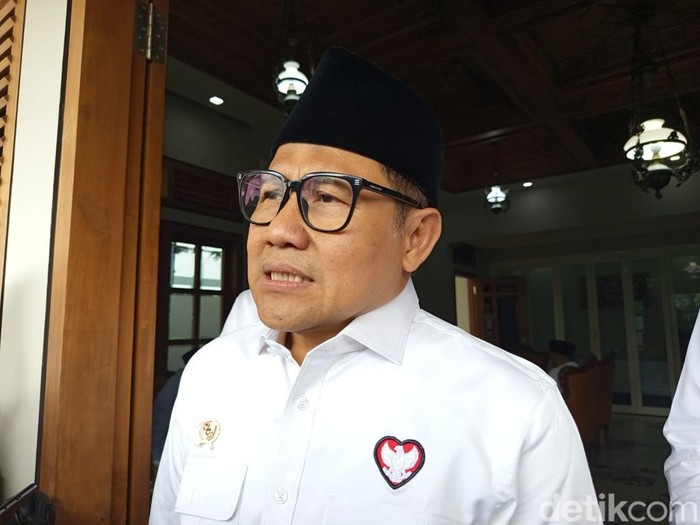 Menteri Koordinator Bidang Pemberdayaan Masyarakat, Muhaimin Iskandar di Pondok Pesantren API Asri Tegalrejo, Kabupaten Magelang, Senin (23/6/2025).
