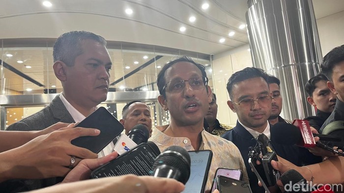 Mantan Mendikbudristek Nadiem Makarim (Ondang/detikcom).