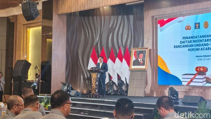 Menteri Hukum (Menkum), Supratman Andi Agtas (Kurniawan/detikcom).