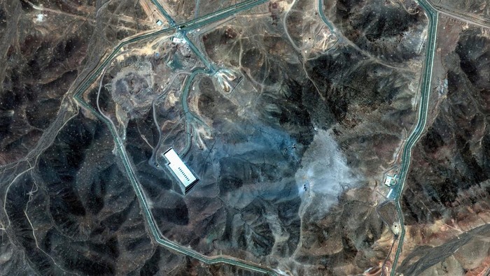 A satellite view shows an overview of Fordow underground complex, after the U.S. struck the underground nuclear facility, near Qom, Iran June 22, 2025.     MAXAR TECHNOLOGIES/Handout via REUTERS    THIS IMAGE HAS BEEN SUPPLIED BY A THIRD PARTY. NO RESALES. NO ARCHIVES. MANDATORY CREDIT. DO NOT OBSCURE LOGO.
