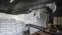 Stok beras yang melimpah ini menjadi sinyal positif, terutama menjelang musim kemarau dan potensi gejolak harga. ANTARA FOTO/Aprillio Akbar