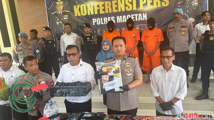 Tiga pembobol minimarket di Magetan dibekuk