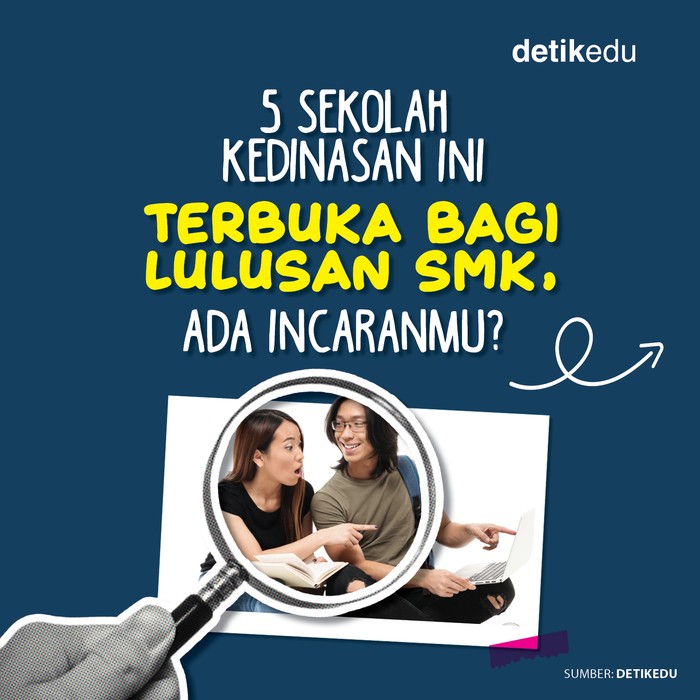 5 Sekolah Kedinasan Ini Terbuka bagi Lulusan SMK