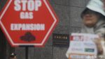 Aksi Cosplayer Tolak Energi Batu Bara di Kedubes Jepang