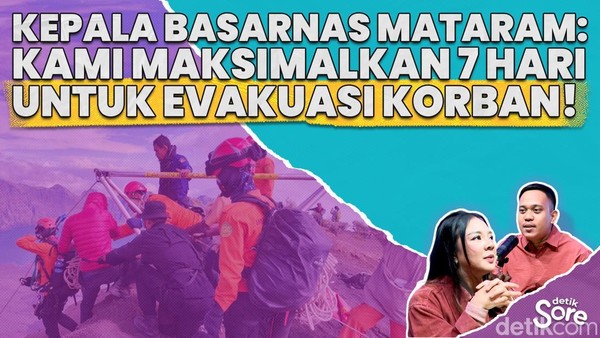 Kabut Tebal dan Medan Terjal Menjadi Tantangan bagi Basarnas Evakuasi Korban Kawah Rinjani