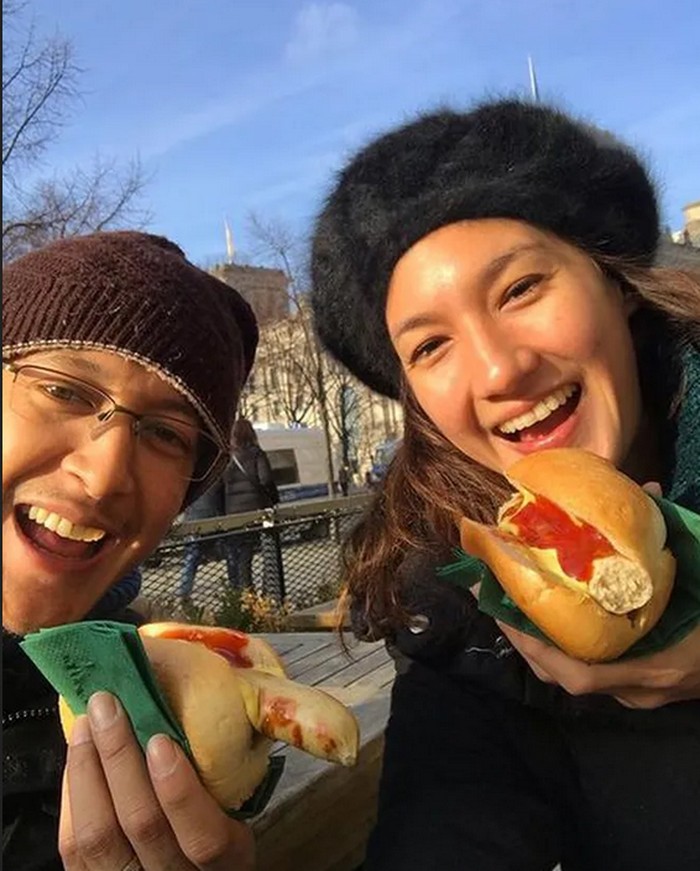 Dimas Anggara Kompak Kulineran Bareng Istri, Nadine Chandrawinata
