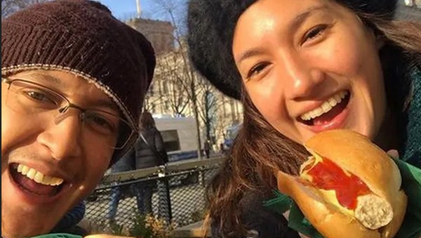 Dimas Anggara Kompak Kulineran Bareng Istri, Nadine Chandrawinata