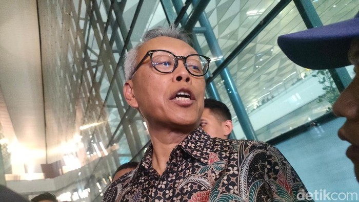 Direktur Jenderal Protokol dan Konsuler Kementerian Luar Negeri (Kemlu) RI Andy Rachmianto. (Dwi R/detikcom)