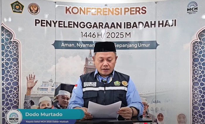 Dodo Murtado selaku Kepala Seksi MCH 2025 Daker Makkah