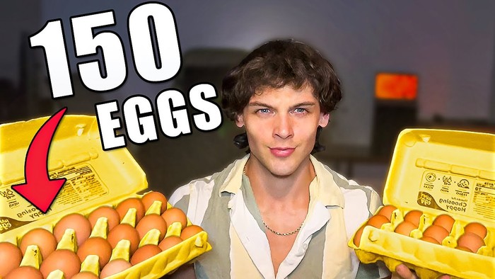 Eksperimen Hanya Makan 150 Telur Selama 5 Hari, Begini Hasilnya