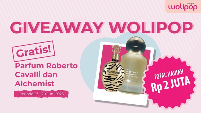 Giveaway Wolipop! Gratis Parfum Roberto Cavalli dan Alchemist Total Senilai Rp 2 Jutaan