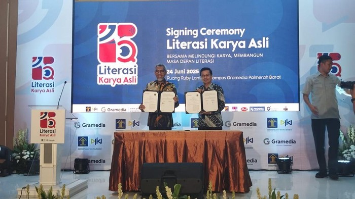 Gramedia dan Kementerian Hukum RI kampanyein Literasi Karya Asli