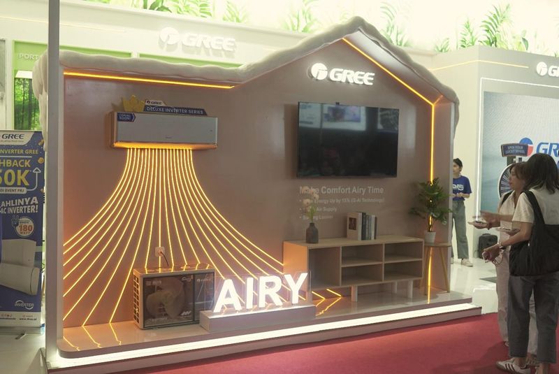 Gree Indonesia menghadirkan berbagai promo dan produk menarik di ajang Jakarta Fair Kemayoran (PJR) 2025.