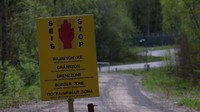 Nuijamaa, kota kecil yang tenang di timur Finlandia, kini menjadi garda depan pertahanan negara terhadap kemungkinan ancaman eksternal. REUTERS/Leonhard Foeger