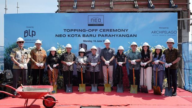 Archipelago, hotel operator terbesar di Asia Tenggara, dan CV. Bangun Lestari Parahyangan melangsungkan sesi topping off Neo Kota Baru Parahyangan - Bandung yang dijadwalkan akan resmi dibuka pada akhir tahun 2025.