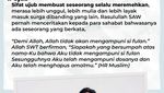 5 Hal yang Buat Pahala Amal Kebaikan Muslim Terhapus
