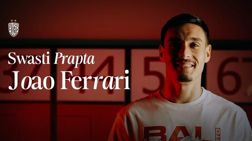 Joao Ferrari resmi diperkenalkan menjadi pemain terbaru Bali United untuk musim 2025/2026. (Dok. Bali United)