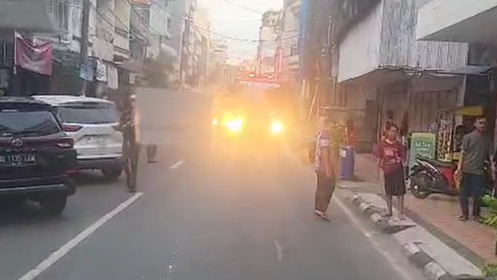 Kebakaran di Bulogading Makassar.