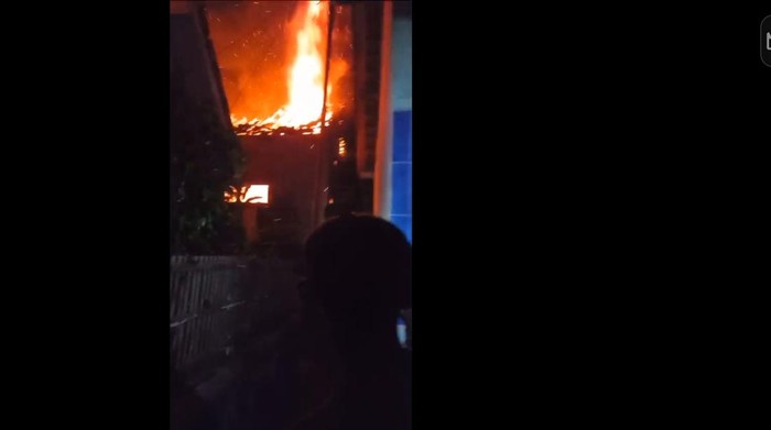 Kebakaran rumah di Tasikmalaya