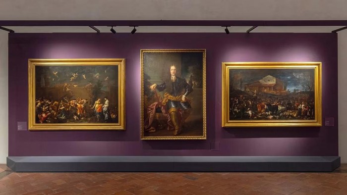 Lukisan potret Ferdinando de’ Medici (tengah) dirusak oleh pengunjung Galeri Uffizi