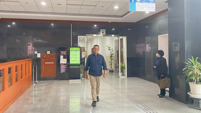 Mantan Gubernur Jakarta Anies Baswedan kembali menghadiri sidang mantan Menteri Perdagangan Thomas Trikasih Lembong alias Tom Lembong. (Dok istimewa).