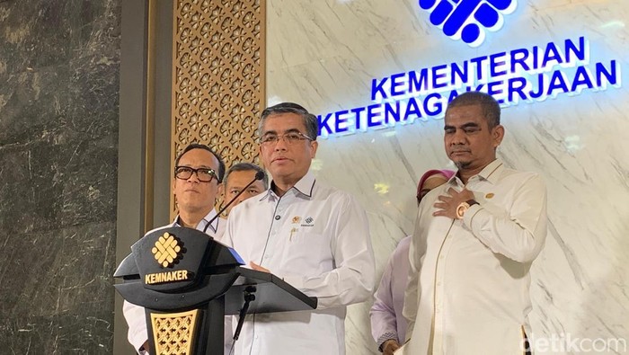 Menteri Ketenagakerjaan (Menaker) Yassierli