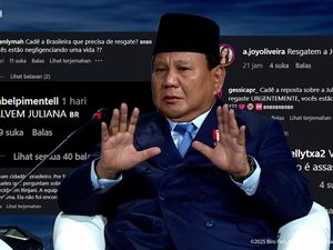 Akun Prabowo Diserbu Netizen Brazil gegara Insiden Juliana Hilang di Rinjani