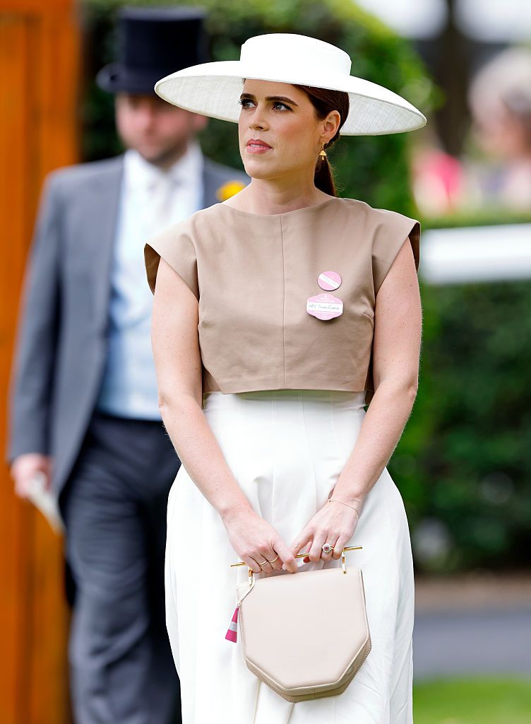 ASCOT, UNITED KINGDOM - JUNE 20: (EMBARGOED FOR PUBLICATION IN UK NEWSPAPERS UNTIL 24 HOURS AFTER CREATE DATE AND TIME) Princess Eugenie attends day four of Royal Ascot at Ascot Racecourse on June 20, 2025 in Ascot, England. (Photo by Max Mumby/Indigo/Getty Images)