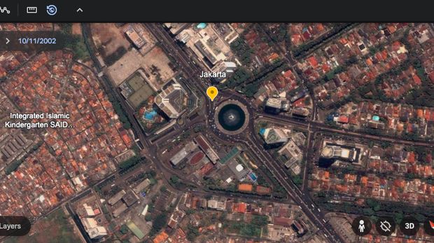 Google Earth kembali ke masa lalu.