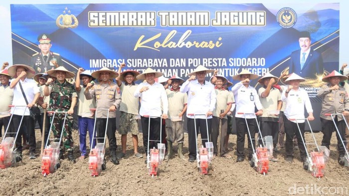 Imigrasi Surabaya dan Polresta Sidoarjo kolaborasi dukung ketahanan pangan
