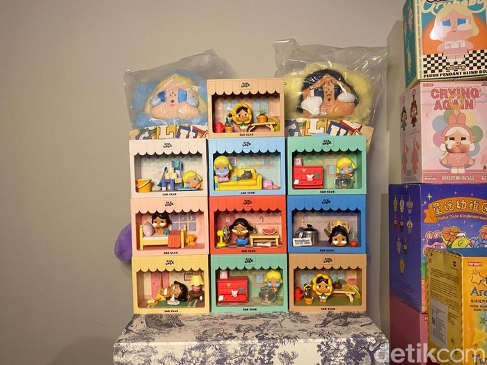 Koleksi pribadi blind box milik Sonia Permata.