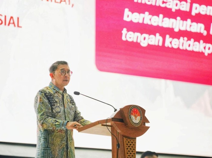 Menteri Kebudayaan RI Fadli Zon, hadir sebagai narasumber dalam kegiatan Orientasi Kepemimpinan Kepala Daerah dan Wakil Kepala Daerah Tahun 2025.
